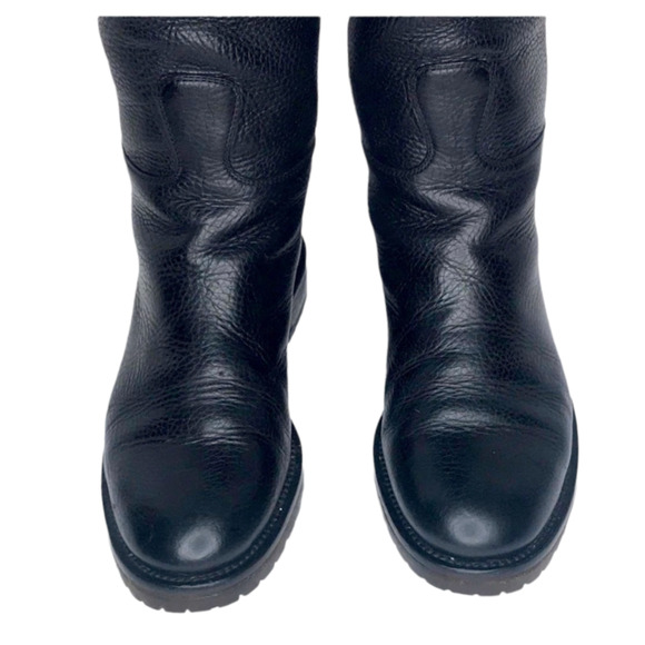 VALENTINO GENUINE LEATHER BOOTS SHOES MADE IN ITALY WO'S EU 35.5 - Picture 8 of 14